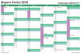 200+ länder, ständig aktualisiert & verlässlich. Ferien Bayern 2019 Ferienkalender Ubersicht