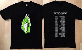 Us 14 78 13 Off Billie Eilish 1 By 1 Tour 2018 2019 Shirt Size S Xxxl Sleeve Harajuku Tops Stranger Things Design T Shirt 2018 New T Shirt In