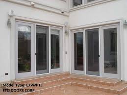 Dual Clear Tempered Glass Door