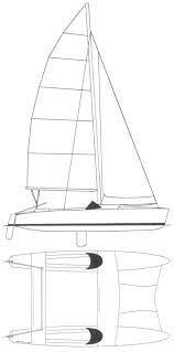 maine cat 22 sailboatdata