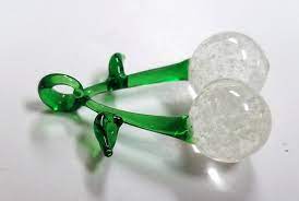 Rare Uranium Glass Chandelier Crystal