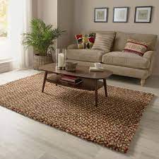 candy bean wool rug autumn brown by