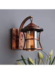 Glass Rustic Wall Lamp Set
