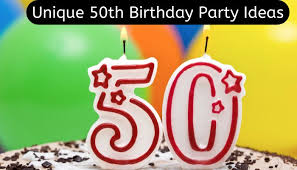 50th birthday party celebration ideas