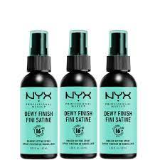 nyx professional makeup dewy setting