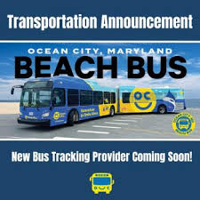 ocean city beach bus town of ocean