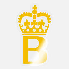 crown b name sticker spreadshirt