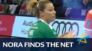 Henny reistad and nora mørk lead norway's vipers to first ever handball champions league title. Nora Mork Finds The Net Again Quarter Finals Velux Ehf Champions League 2018 19 Youtube