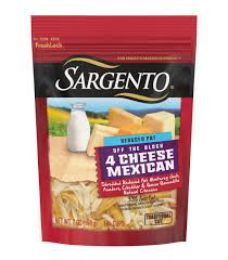 sargento shredded reduced fat 4 cheese