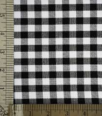 gingham black white check fabric fc