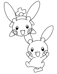 Coloriage Pokemon noir et blanc 2 à imprimer