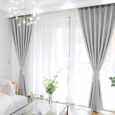Modern Minimalist Linen Blackout Curtain