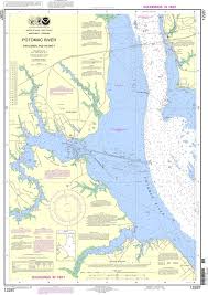 Noaa Chart 12287 Potomac River Dahlgren And Vicinity