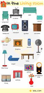 living room furniture names of living