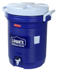 rubbermaid 5 gallon beverage cooler at