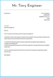 Exciting Engineering Cover Letter Sample As An Extra Ideas