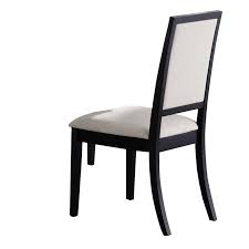 Black and cream upholstered dining chairs. Coaster Louise Upholstered Dining Side Chair In Black And Cream 101562