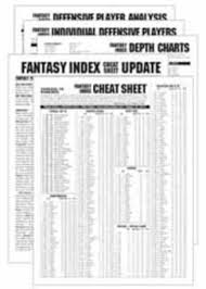 The New Fantasy Index Cheat Sheet Is Available Now Fantasy
