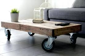 The best way to tie your room together is with a stylish coffee table. Attractive Modern Coffee Table With Casters Photographs Lovely Modern Coffee Table With Cast Wood Table Diy Pallet Projects Furniture Coffee Table With Wheels