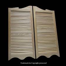 For more traditional uses, louver doors are beautiful additions to any relaxed, contemporary home. Swinging Cafe Doors Louver Pine 2 6 Santa Fe 30 Swinging Doors Custom Swinging Doors Swinging Door Hinge Hardware Oak Swinging Doors Pine Swinging Doors