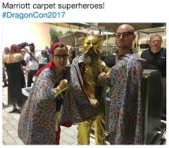 marriott carpet superheroes marriott