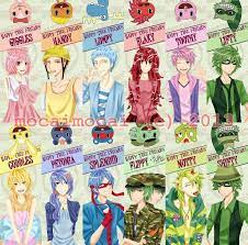 Happy tree friends characters anime