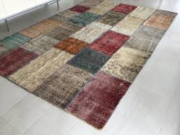vine turkish wool lined patchwork