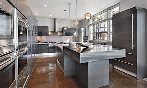 With its elegant and modern appearance, stainless steel is a perfect neutral tone that can fit into almost any kitchen design, from sleek and metropolitan, to rustic and farmhouse. Stainless Steel Kitchen Cabinets For Your Home Design Cafe