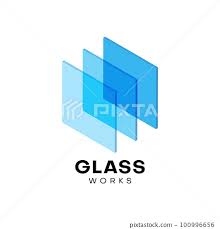 Glass Sheets Vector Icon With Clear