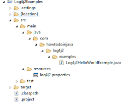 log4j2 properties file exle
