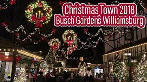 christmas town 2018 busch gardens