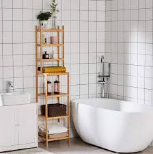 viagdo bamboo bathroom shelf free