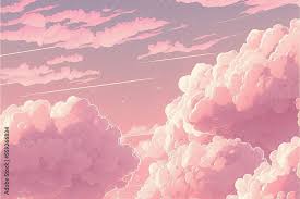 pink aesthetic wallpaper with cloud