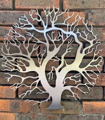 Metal Wall Art Decor Sculpture Tree Of