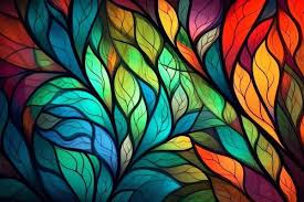 A Beautiful Colorful Stained Glass