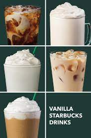 31 vanilla starbucks drinks including
