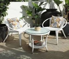 Dasmesh Craft White Balcony Chair Table