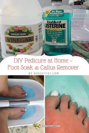 diy pedicure at home foot soak