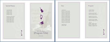 Templates For Event Programs Major Magdalene Project Org