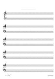 Music Score Paper