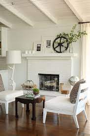 White Brick Fireplace Cottage