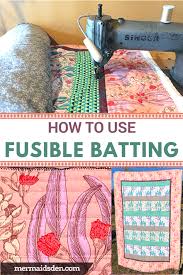 fusible batting for quilts how well