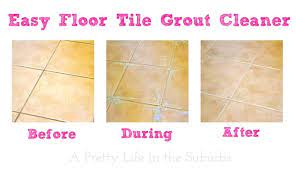 easy floor tile grout cleaner a