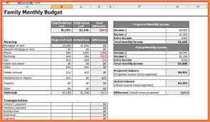 Household Monthly Budget Spreadsheet Rome Fontanacountryinn Com