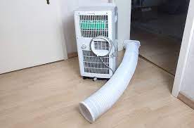 to vent a portable ac without a window