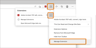 enable adobe acrobat extension for