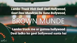 brown munde hindi meaning hindi