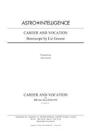 Career And Vocation Horoscope By Liz Greene Career And
