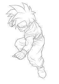 Coloringanddrawings.com provides you with the opportunity to color or print your dragon ball z online drawing online for free. Super Saiyan Gohan Lineart Dragon Ball Art Dragon Ball Super Dragon Ball Wallpapers