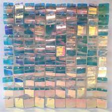 Plastic Crystal Sequins Panel Wall